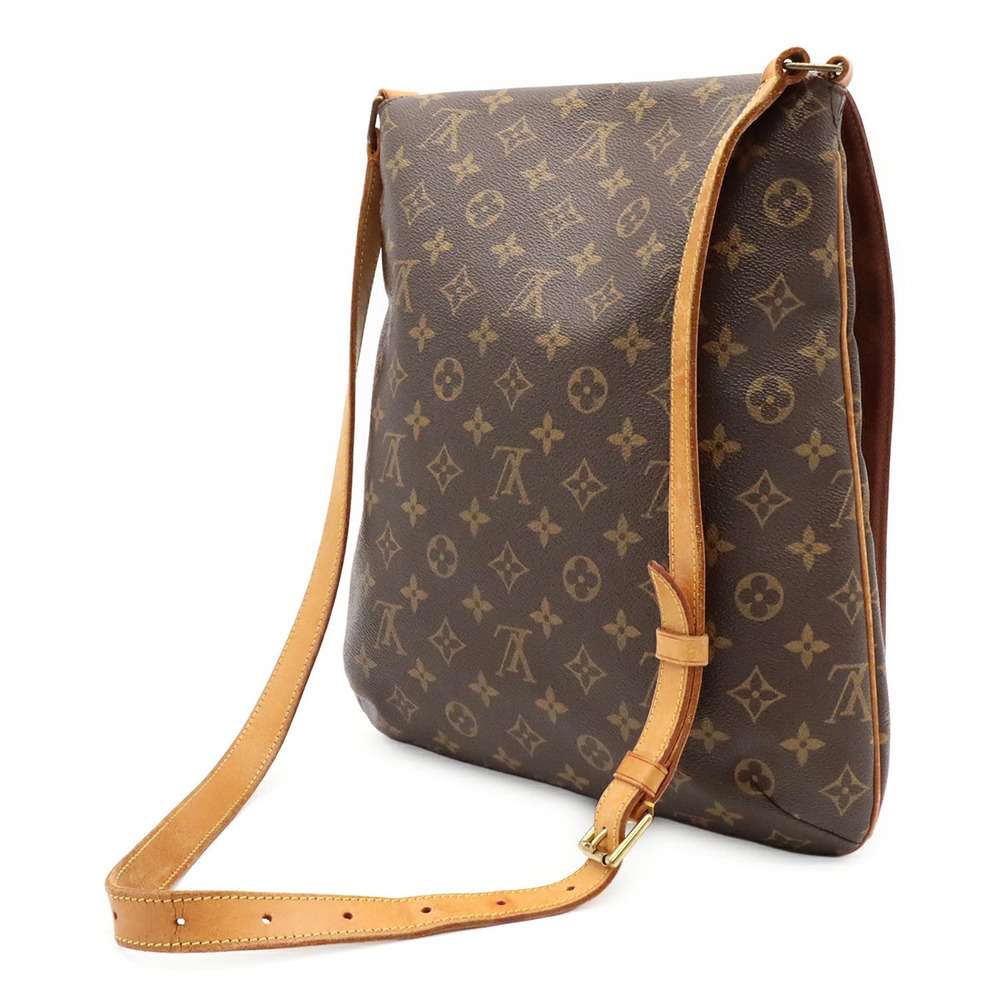 Louis Vuitton Bag Monogram Shoulder Crossbody Musette Brown
